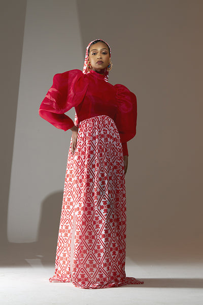 Zulelihle Puff Shoulder Dress
