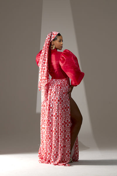Zulelihle Puff Shoulder Dress