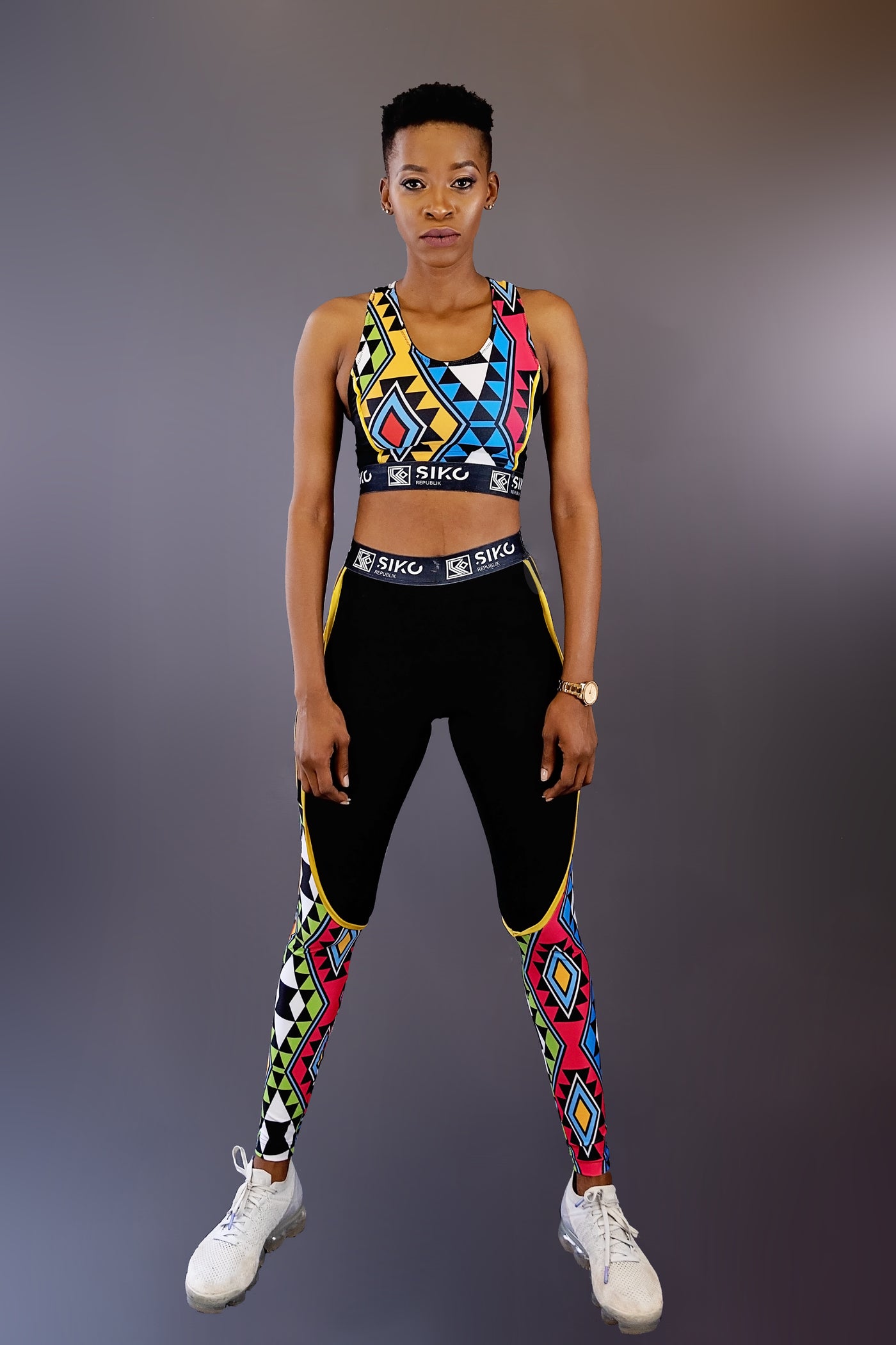 Queen Nandi Bottom Leg Print Legging